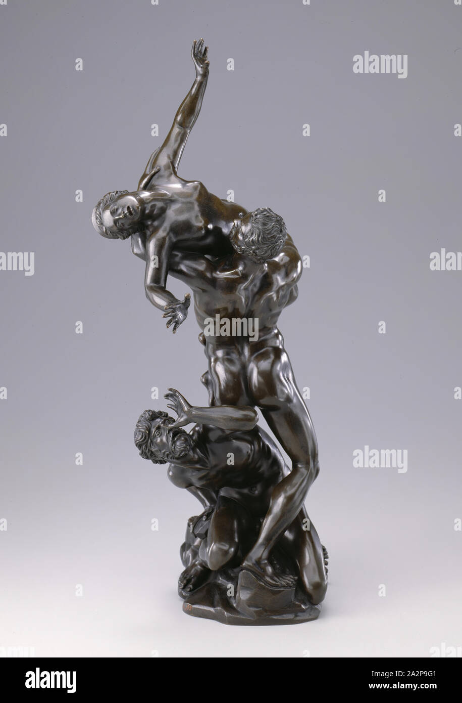 D'après un modèle de Giovanni da Bologna (par un adepte du nord), italien, 1529-1608, l'enlèvement d'une Sabine Femme, début du 17e siècle, bronze, 23 3/4 x 12 1/4 x 9 in. (60,3 x 31,1 x 22,9 cm Banque D'Images