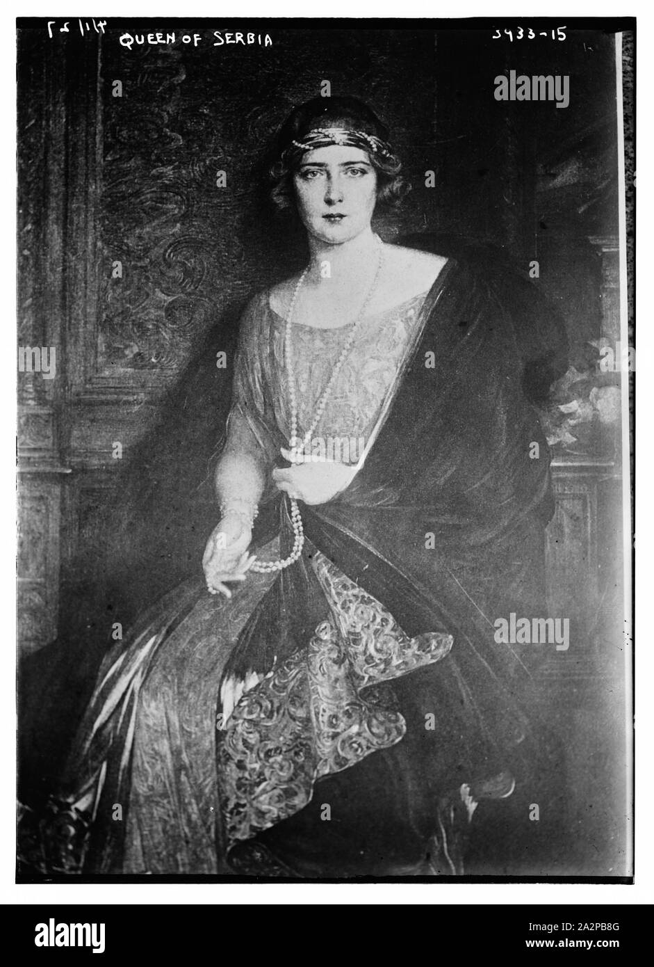 Reine de Serbie Banque D'Images