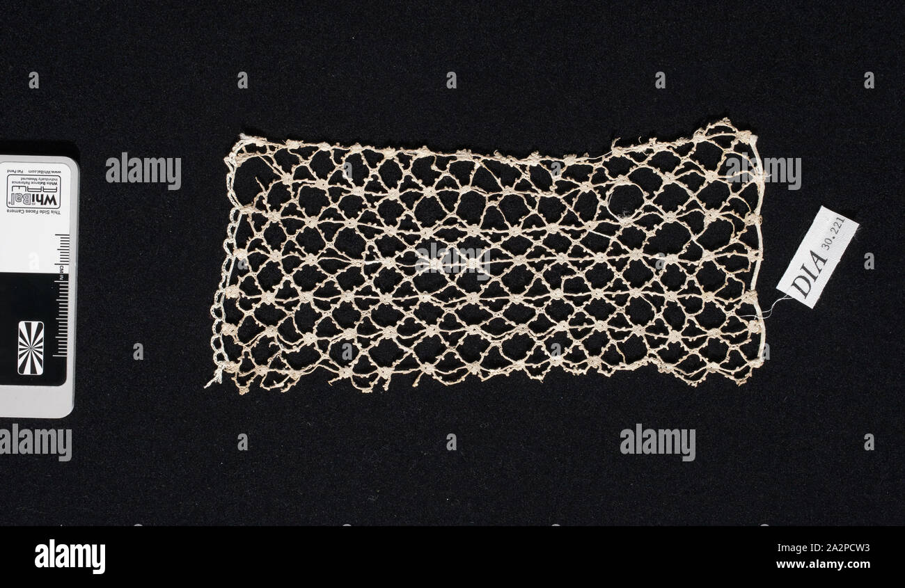 Inconnu (Italien), fragment de dentelle, 16ème siècle, la dentelle Banque D'Images