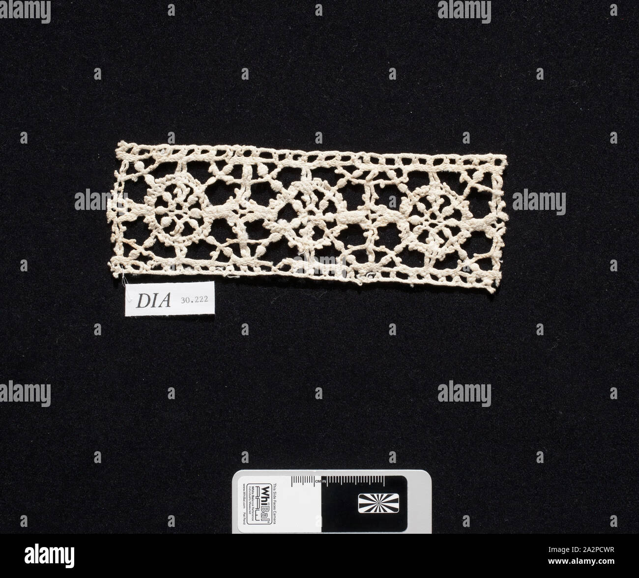 Inconnu (Italien), fragment de dentelle, 15e/16e siècle, la dentelle Banque D'Images