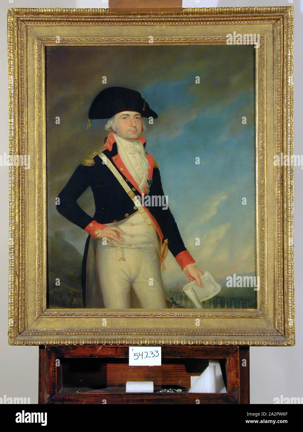 William Dunlap, Américain, 1766-1839, le Major David Van Horne, ca. 1790, huile sur toile, non monté : 30 1/4 x 24 1/4 pouces (76,8 × 61,6 cm Banque D'Images