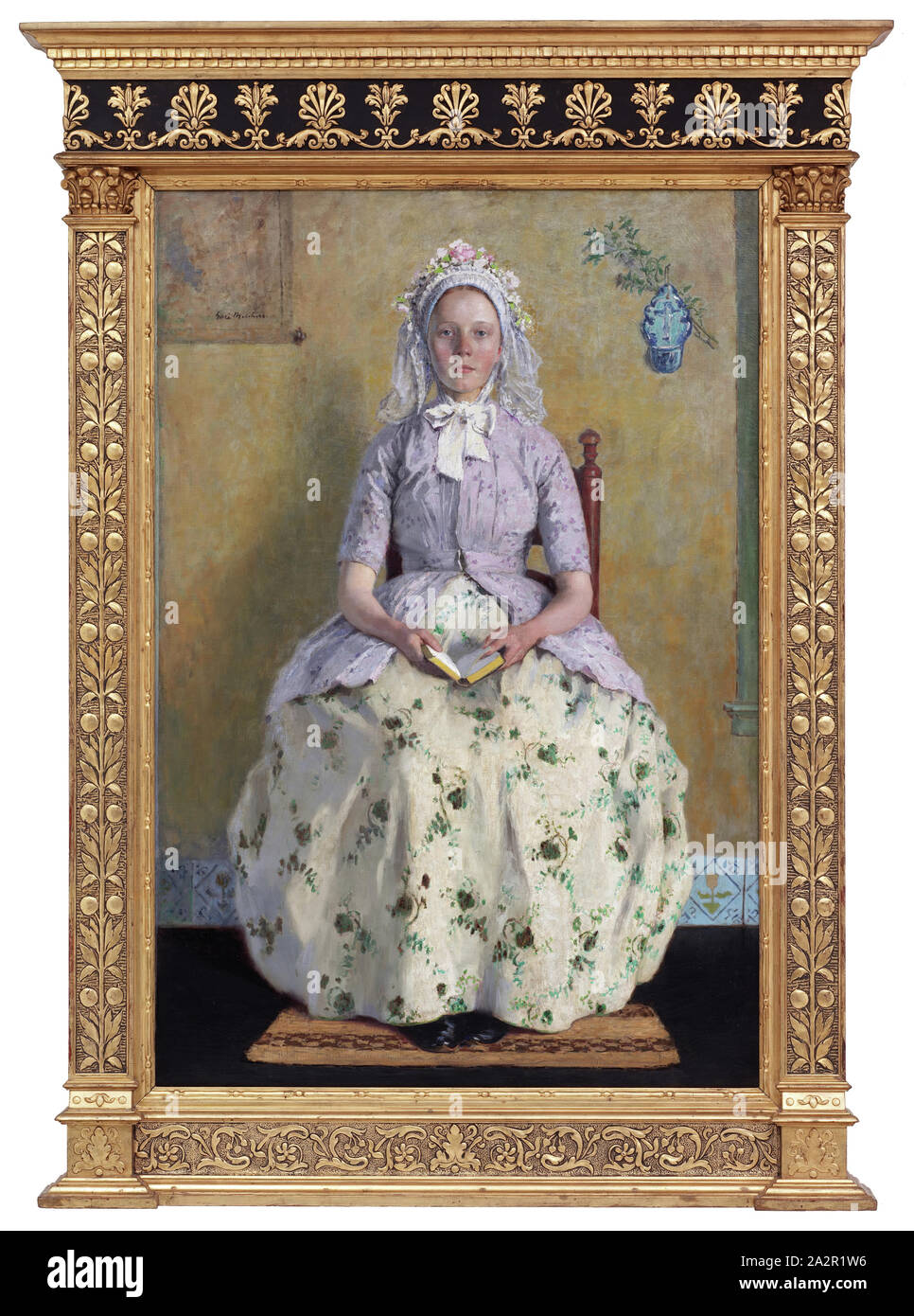 Gari Melchers, American, 1860-1932, l'auteur, ca. 1900, huile sur toile, non monté : 63 1/4 × 43 pouces (160,7 × 109,2 cm Banque D'Images