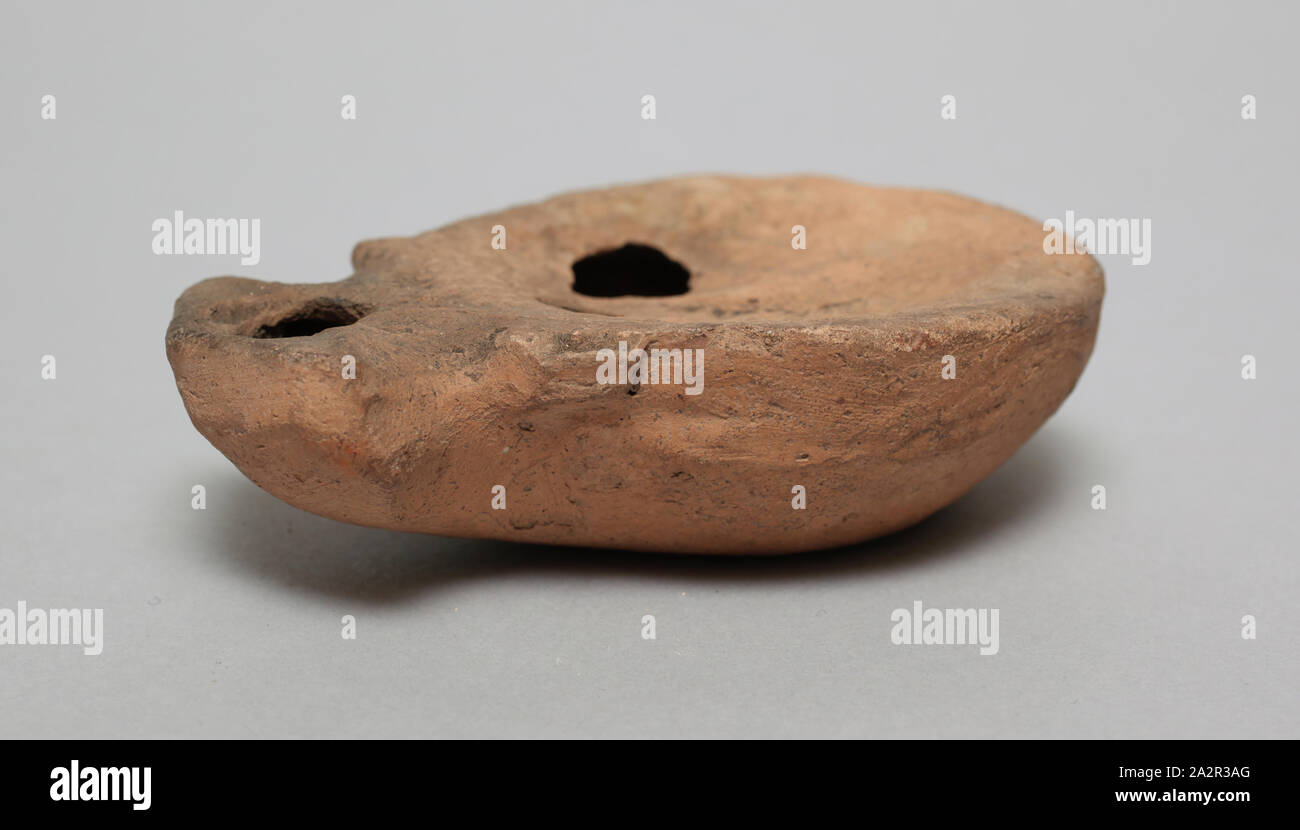 Romain, une lampe-wick, 1er siècle ap. Banque D'Images