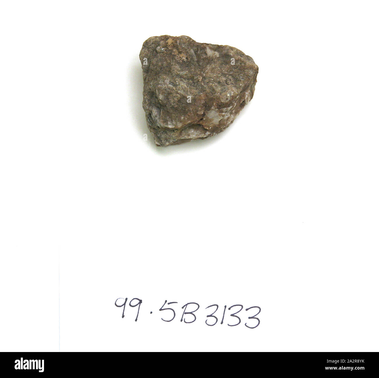 Modèle européen, Rock, barytine, 1 3/4 x 1 1/2 x 1 in Banque D'Images