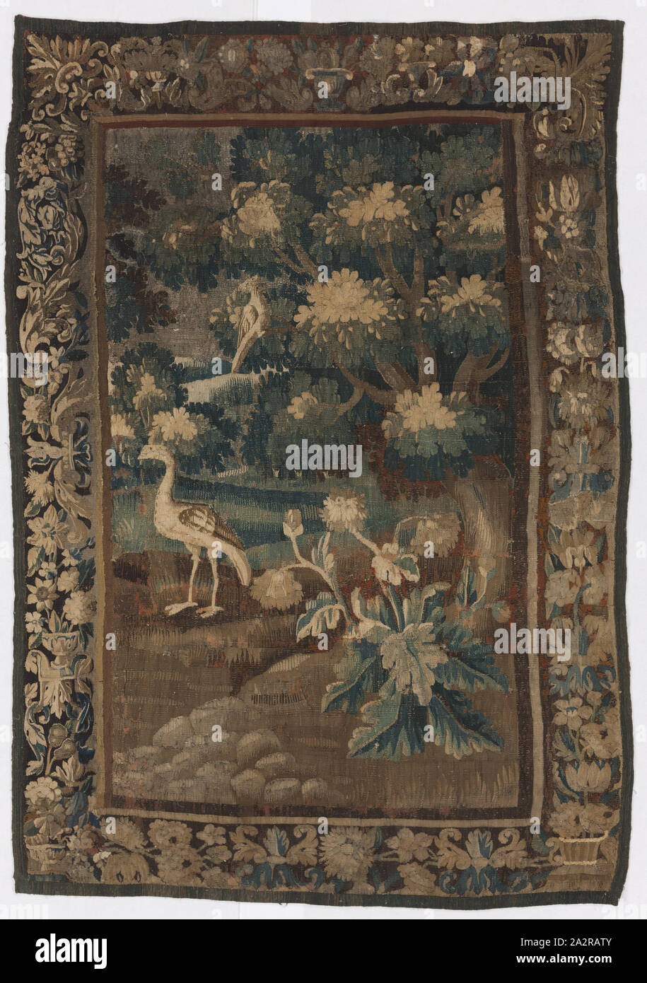 Inconnu (flamand), avec un paysage, d'oiseaux d'c. 1650, Total : 98 × 66 pouces (248,9 × 167,6 cm Banque D'Images