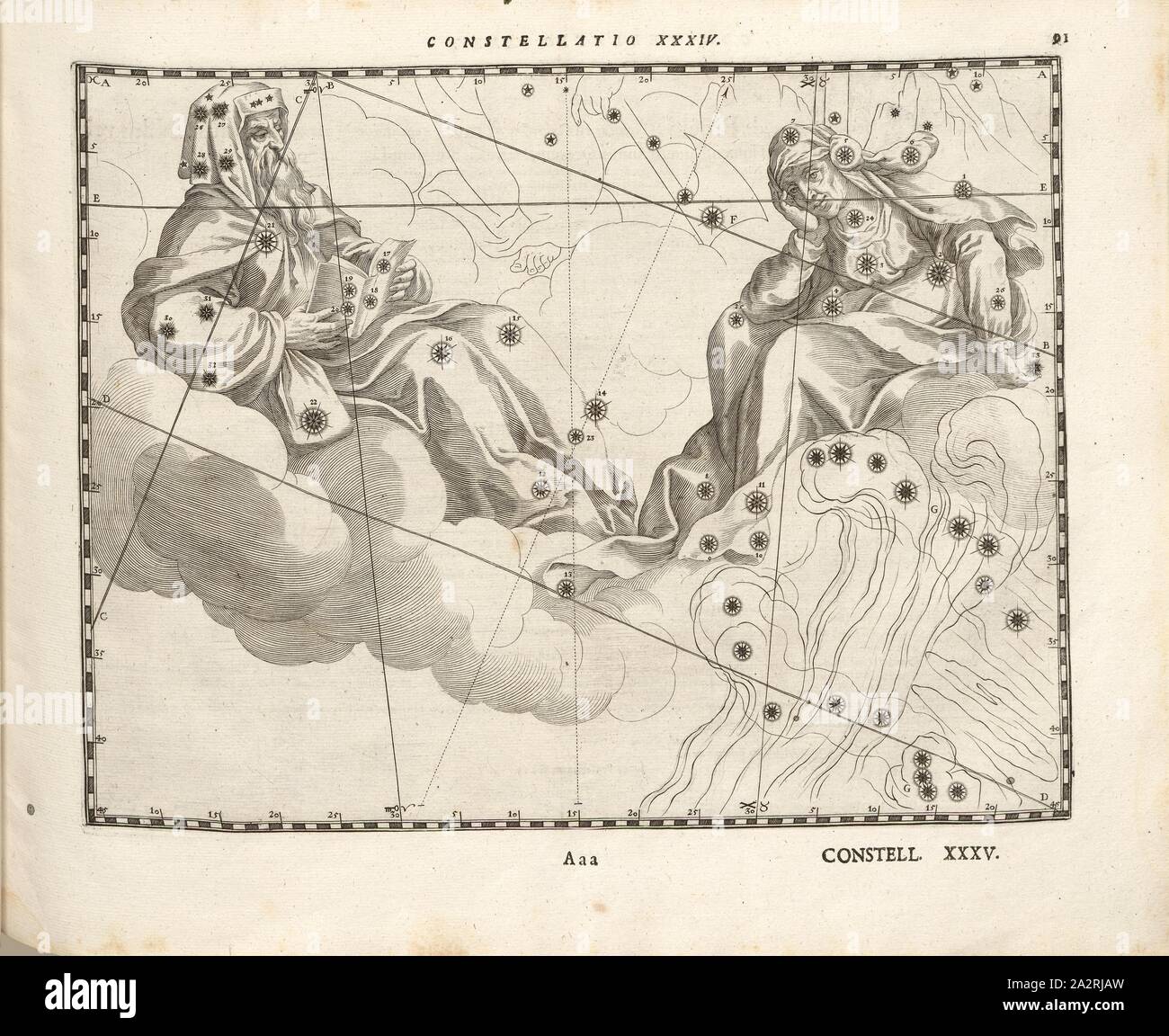 Constellation of cetus the whale Banque de photographies et d’images à — free download