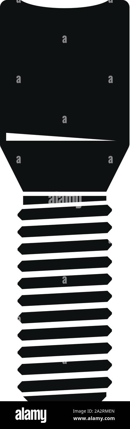 L'icône de la vis du tracteur. Simple illustration de l'icône vecteur vis du tracteur pour la conception web isolé sur fond blanc Illustration de Vecteur