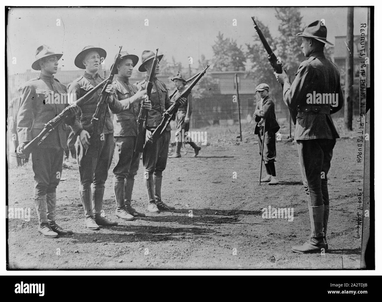 Recrute, 18e Penn. N.G., Pittsburgh Banque D'Images