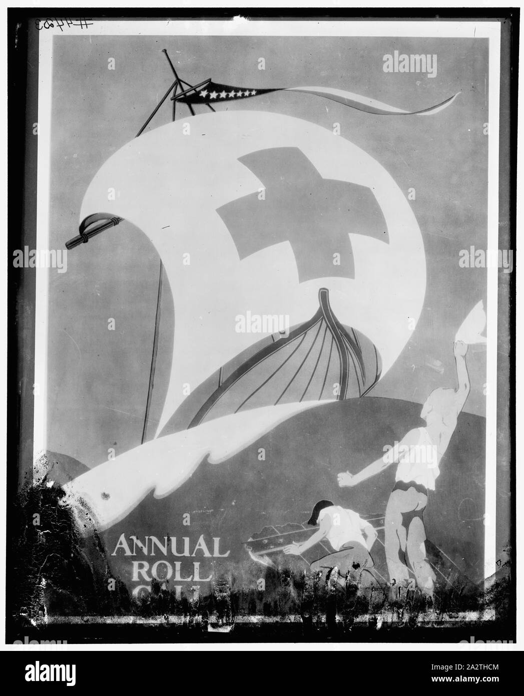 L'affiche de la Croix Rouge Banque D'Images