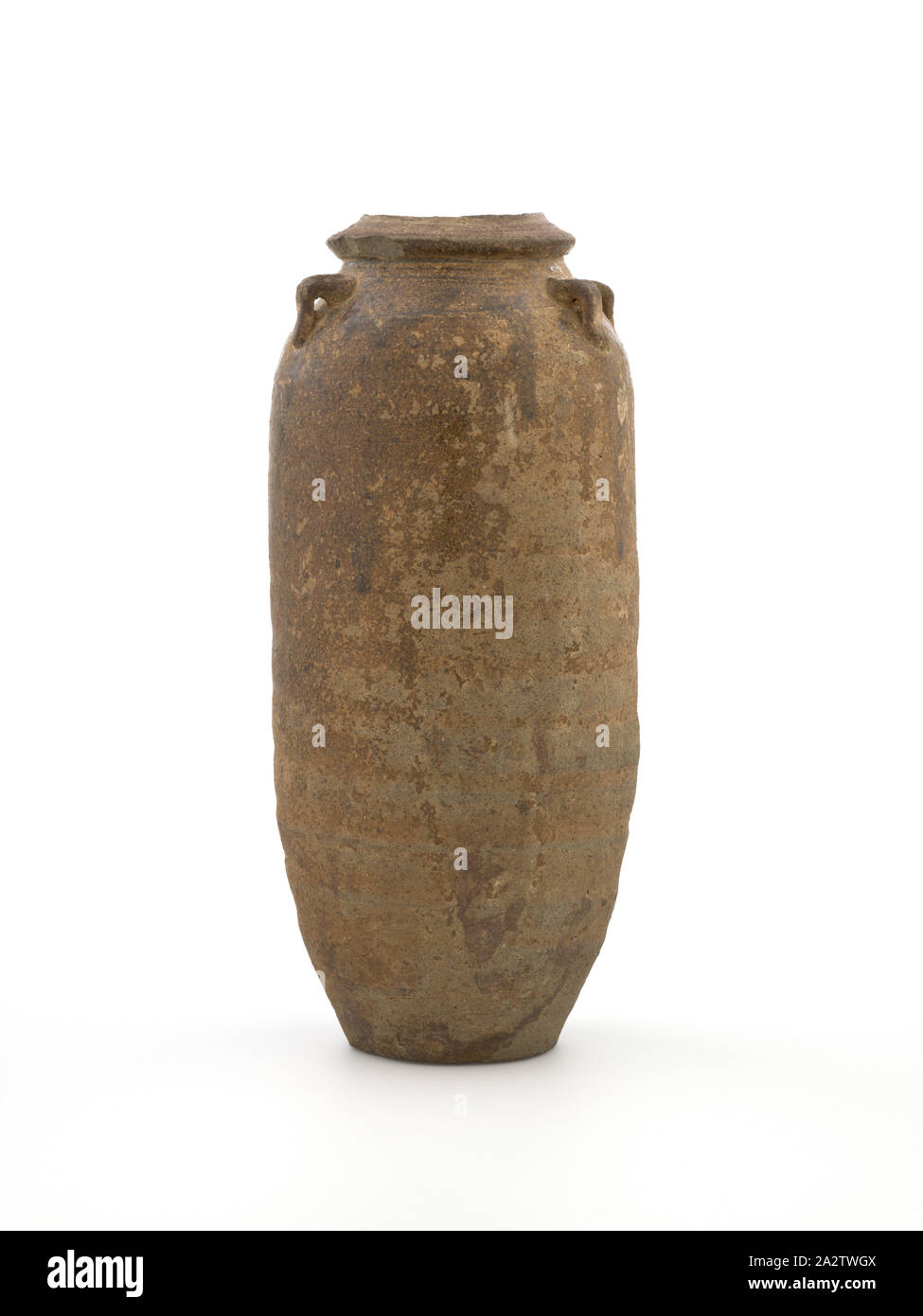 Jar, dynastie Ming, dynastie Ming, 1300-1399, grès, 12-1/8 h, Art asiatique Banque D'Images