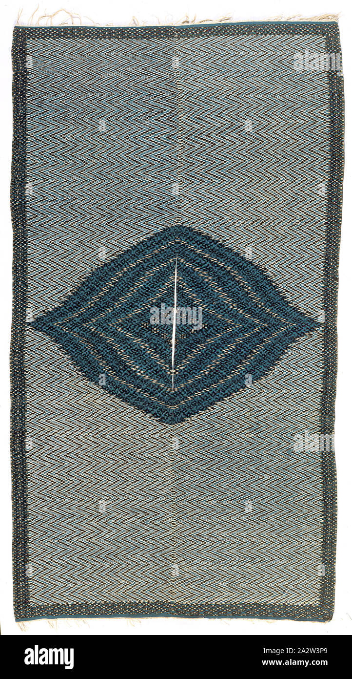 Poncho sarape ; l'homme, début des années 1800, la laine, 51-1/4 x 98 in., du textile et des arts de la mode Banque D'Images