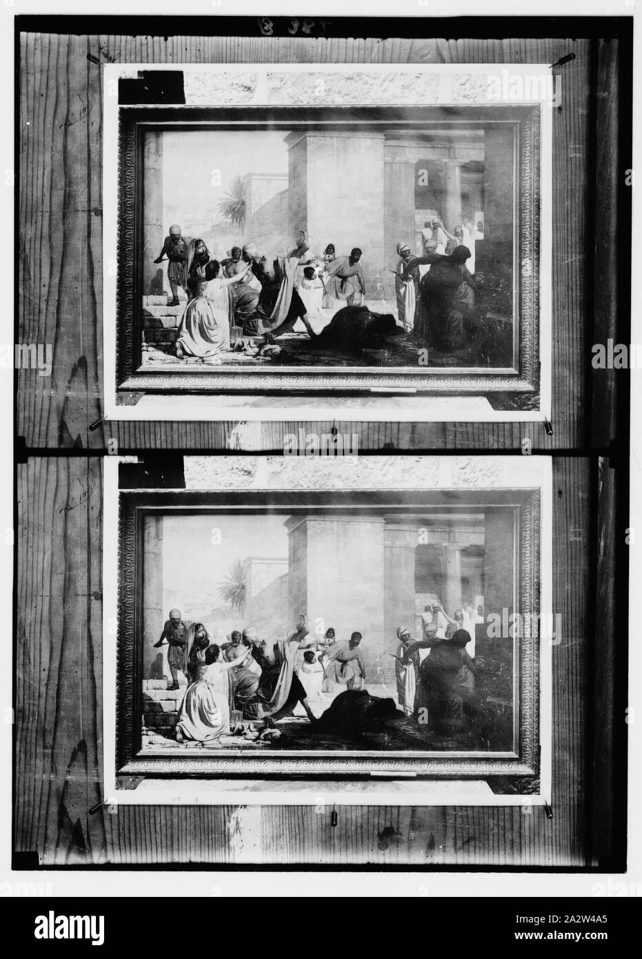 Tableaux religieux en Palestine. Massacrant des innocents. Banque D'Images
