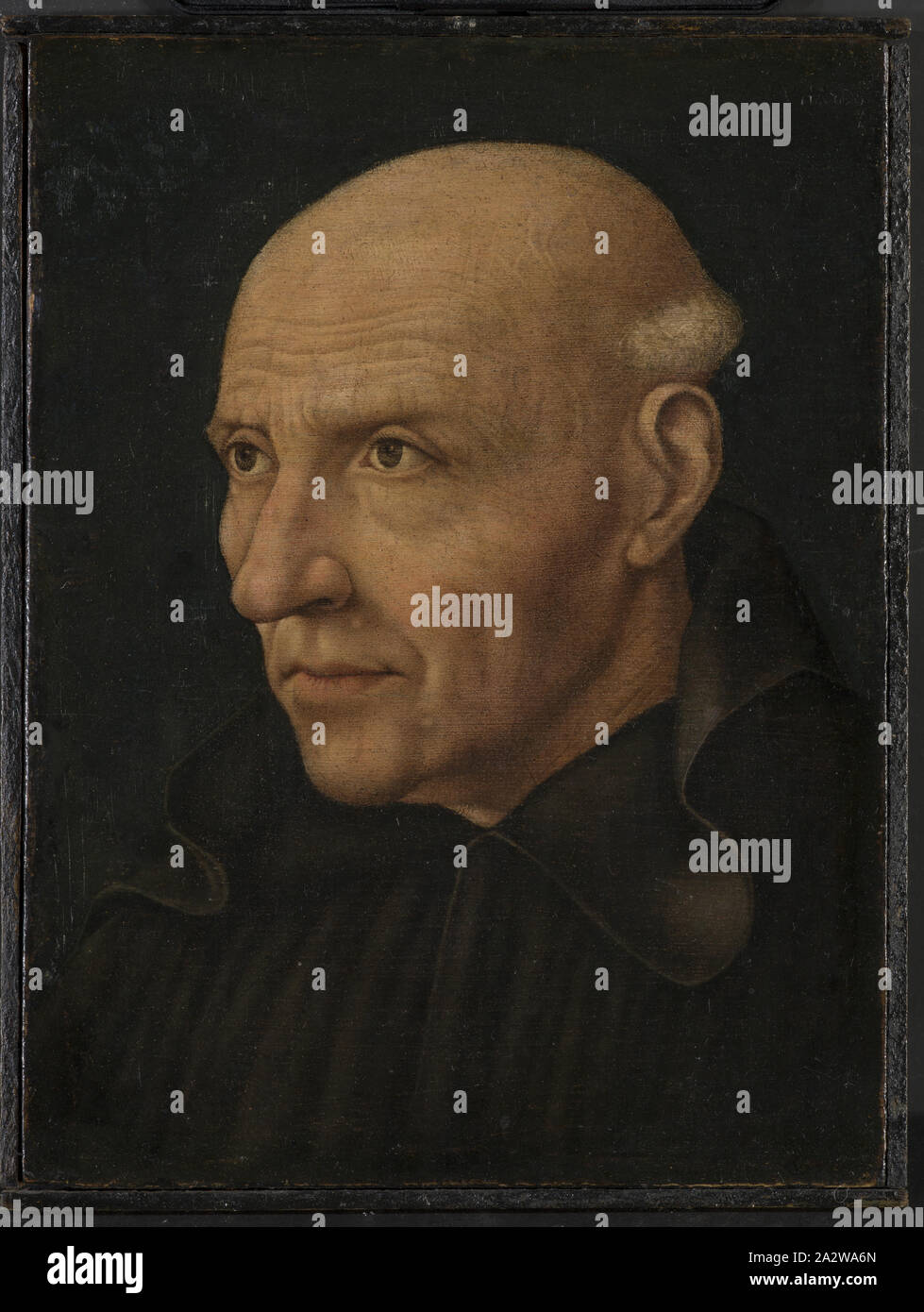 Portrait d'un homme, cercle de Jean Fouquet (Français, 1420-1481), à propos de 1460, huile sur bois, 9 x 6-3/4 in. (Panneau) 12-1/8 x 9-7/16 x 1-1/2 in. (Encadré), la peinture et la sculpture européenne avant 1800 Banque D'Images