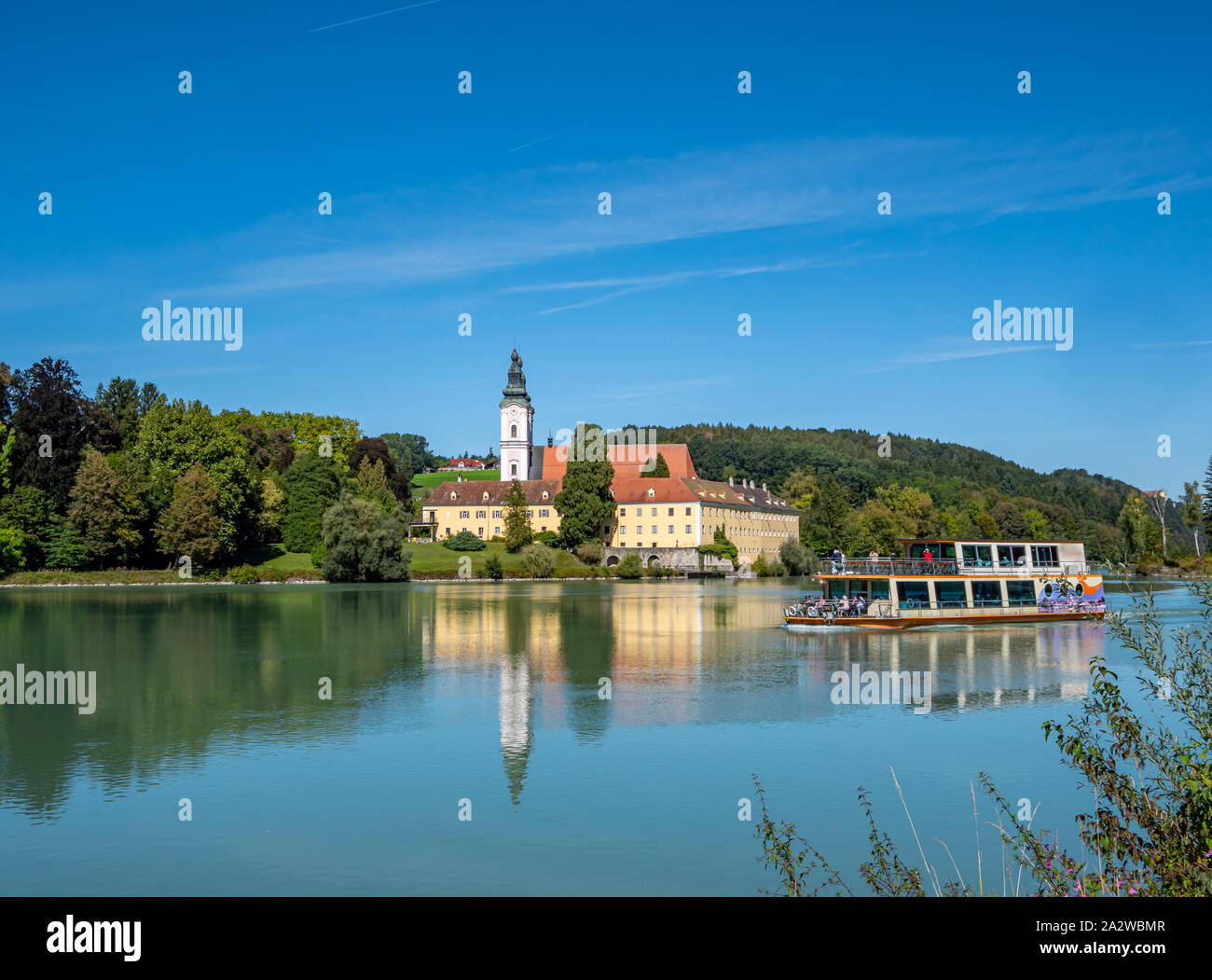 Monastère bénédictin Vornbach près de Passau Banque D'Images