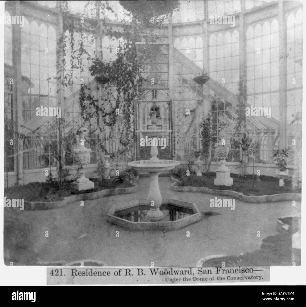 Residence de R.B. Woodward, San Francisco Banque D'Images