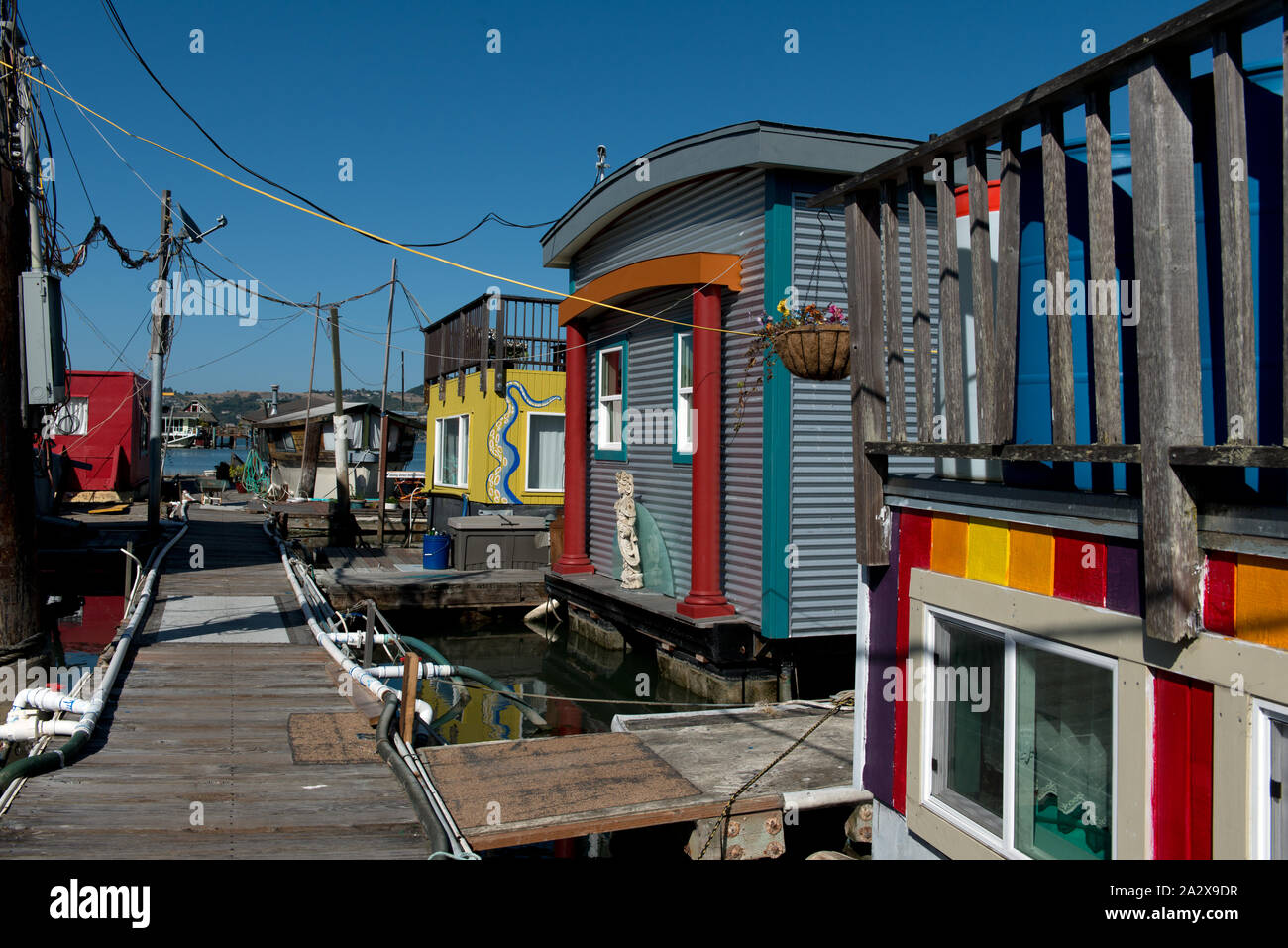 Richardson Bay, Sausalito, Californie Banque D'Images