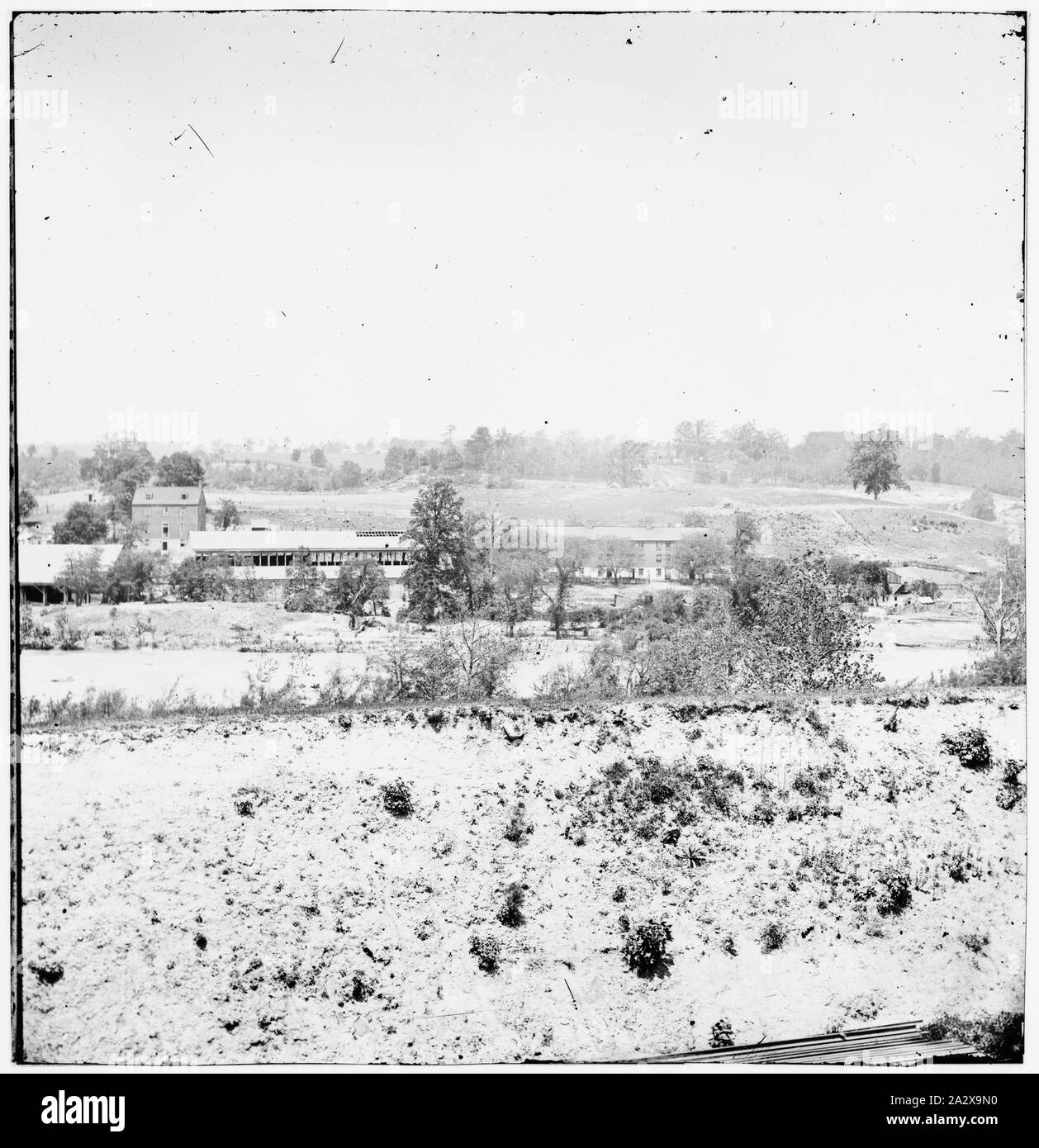 Richmond (Virginie). Voir de Belle Isle. Banque D'Images