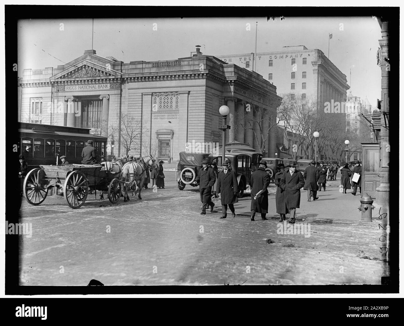 Riggs National Bank, G Street, Washington, D.C. Banque D'Images