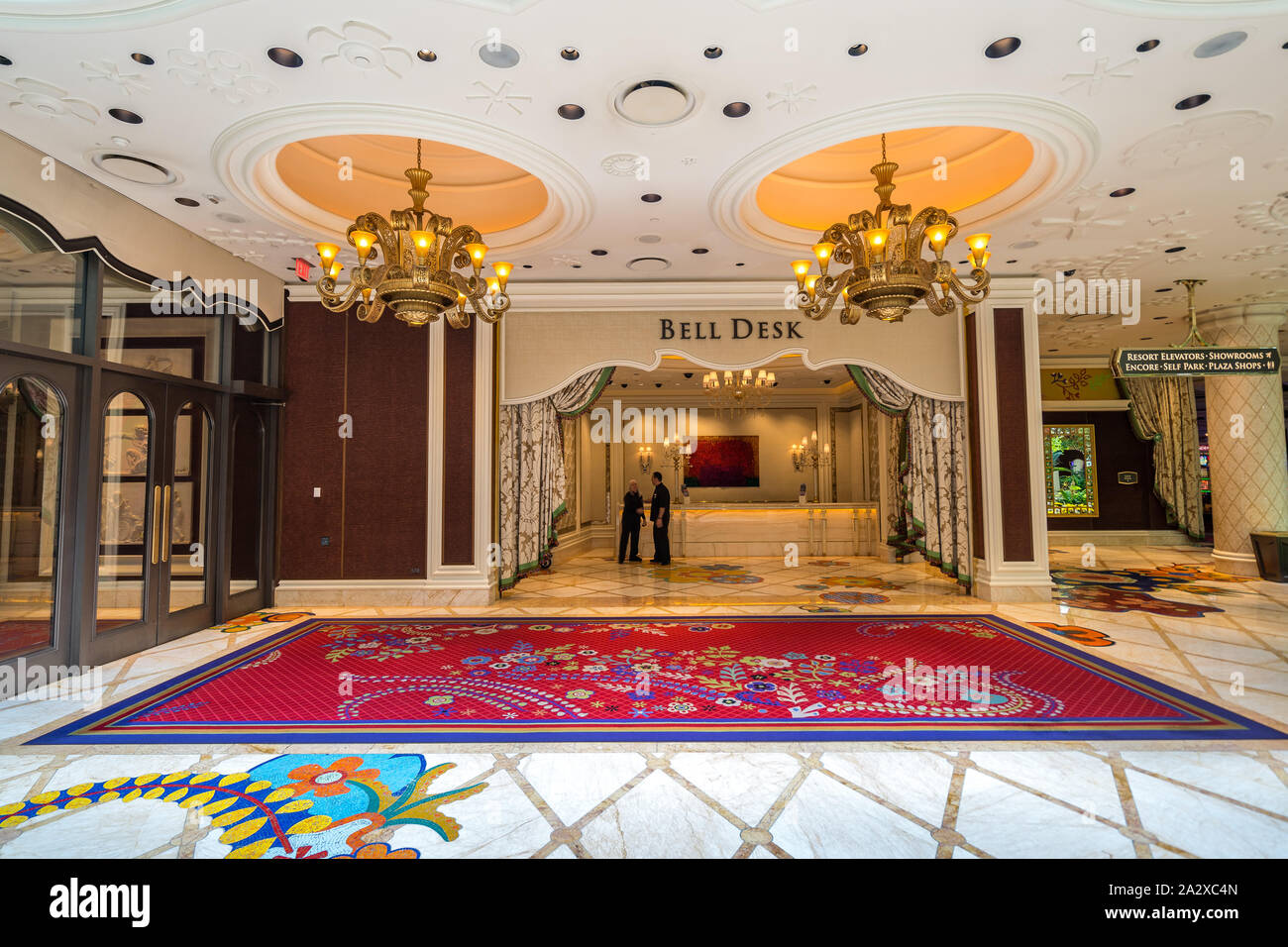 Las Vegas, Nevada, USA - Bell 24 à l'intérieur de l'hôtel Wynn Banque D'Images