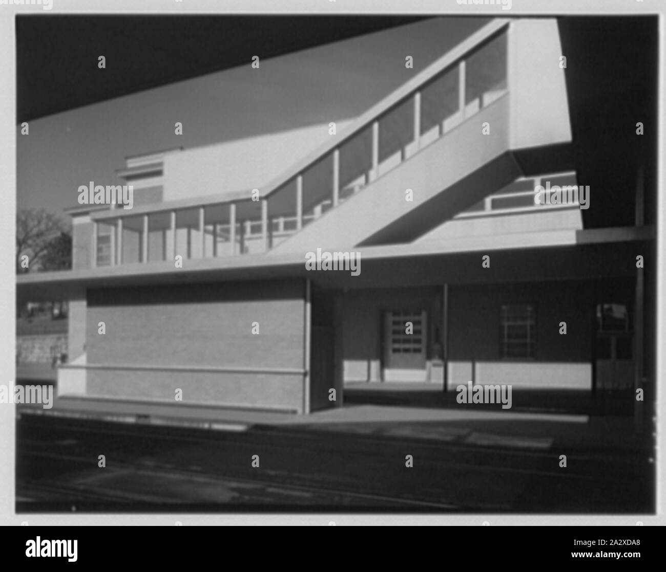 La gare de Roanoke Norfolk and Western Railroad, Roanoke, Virginie. Banque D'Images