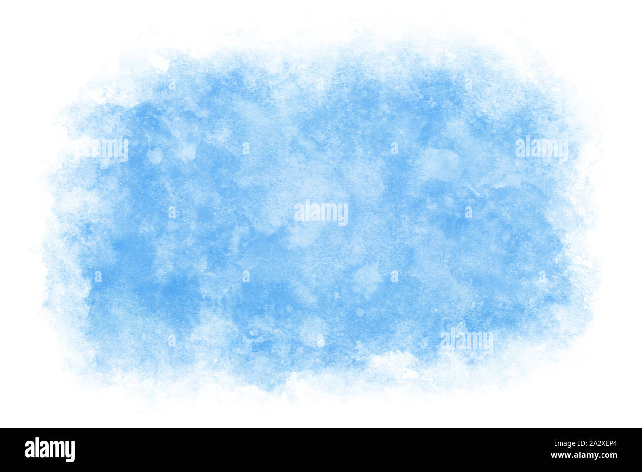 Couleur pastel blue ice d'hiver ou abstrait arrière-plan aquarelle grunge naturelles Banque D'Images