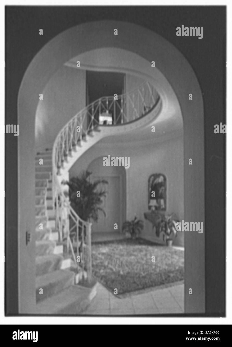 Robert C. Slater, résidence sur La Gorce Island, Miami Beach, Floride. Banque D'Images