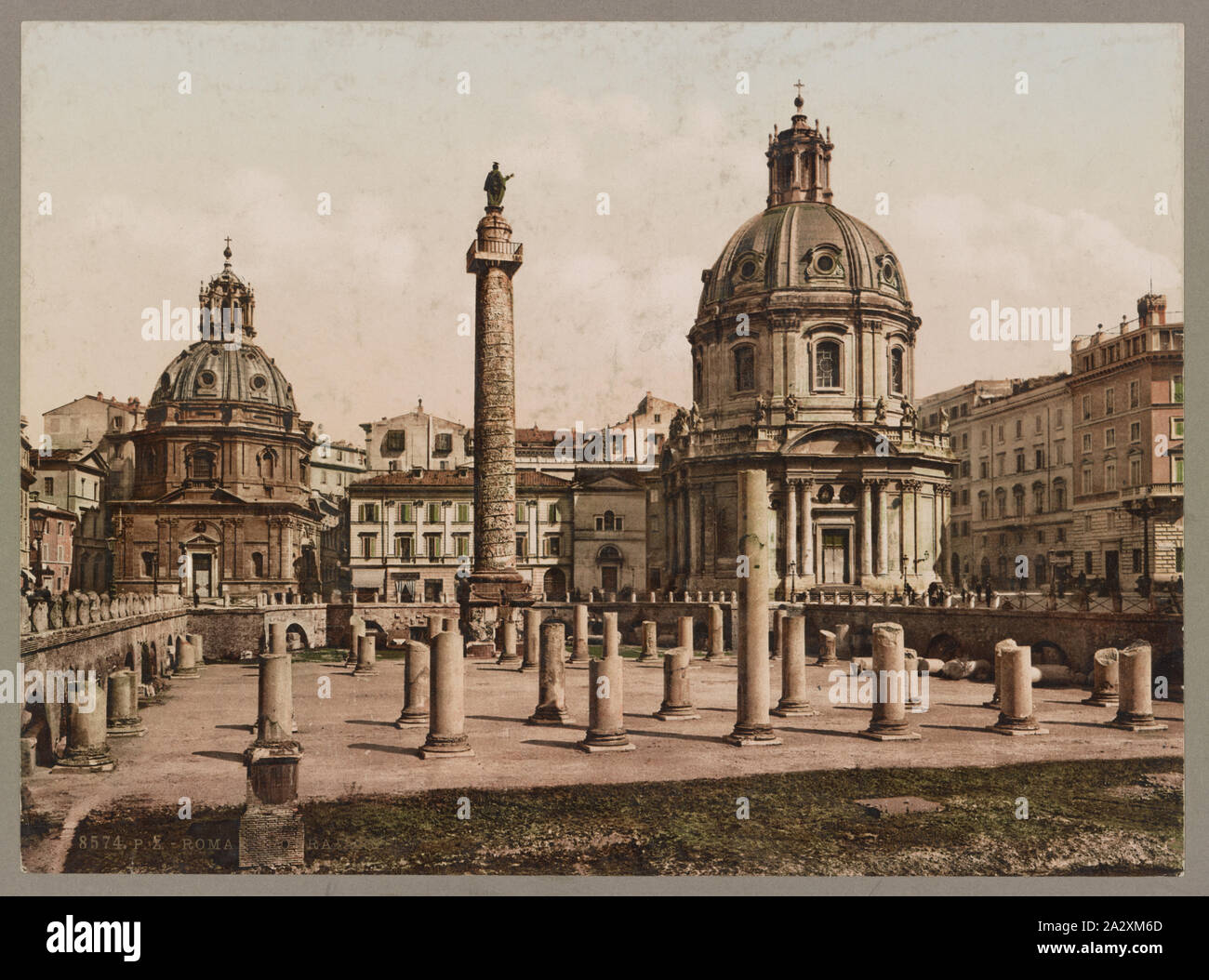 Les Roms. Foro traiano Banque D'Images