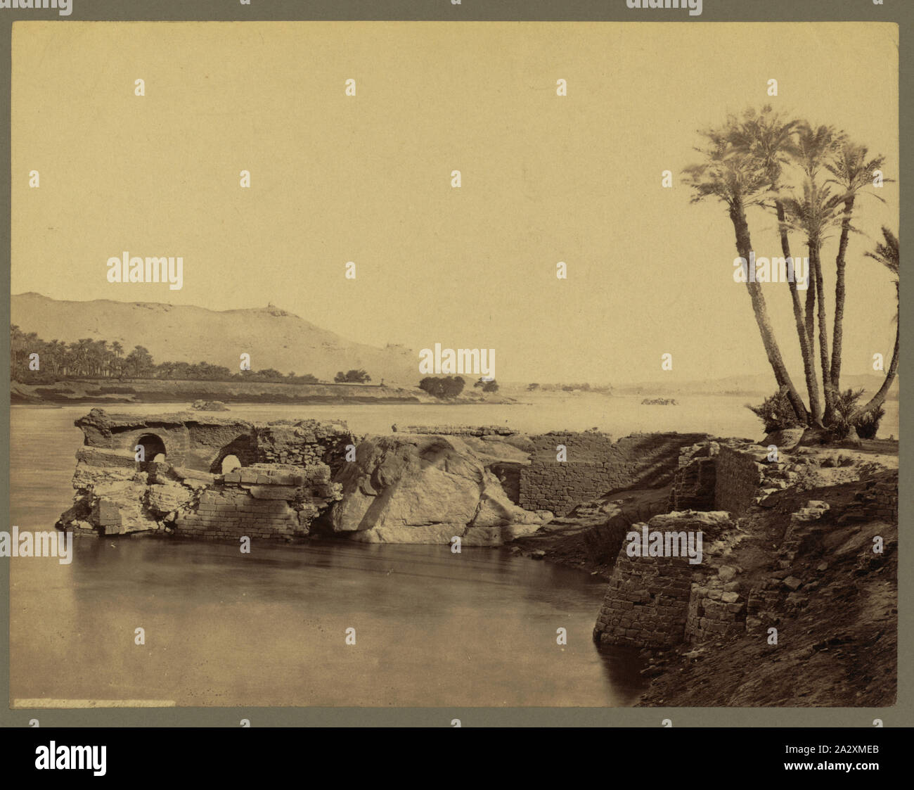 Quai romain. Assouan Banque D'Images