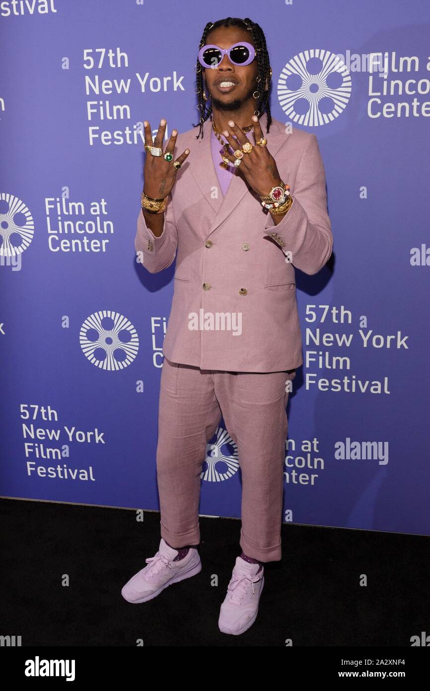 New York, NY, USA. 3e oct, 2019. Trinité-James au hall des arrivées pour UNCUT GEMS première mondiale au Festival du Film de New York 2019 (NYFF), Alice Tully Hall au Lincoln Center, New York, NY Le 3 octobre 2019. Crédit : Jason Smith/Everett Collection/Alamy Live News Banque D'Images