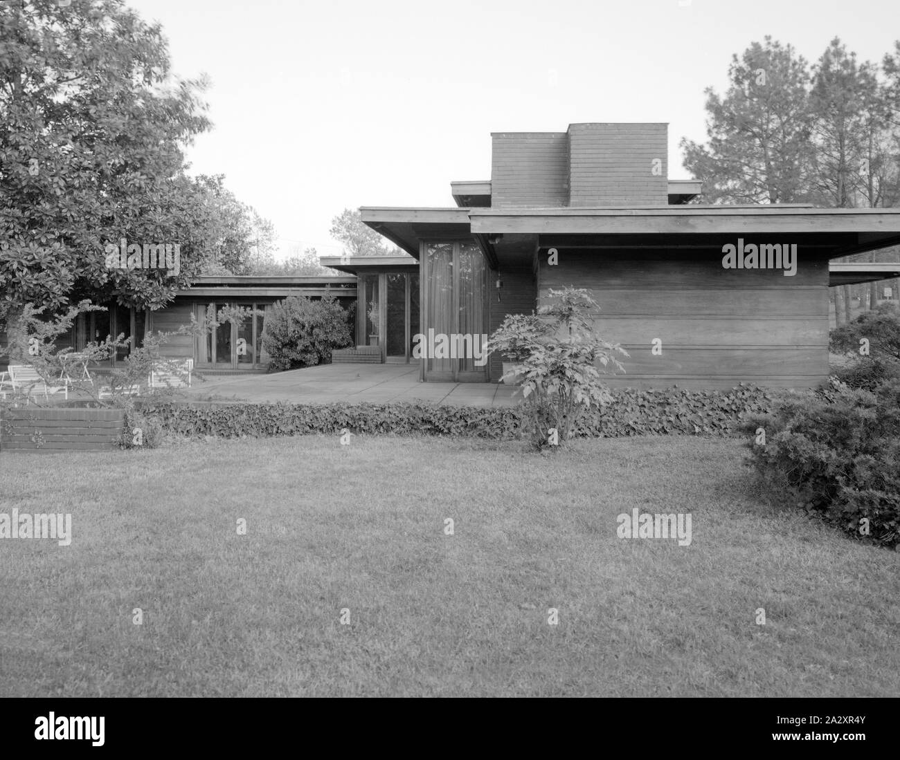 Rosenbaum House, une des résidences créé par Frank Lloyd Wright, Florence, Alabama Banque D'Images