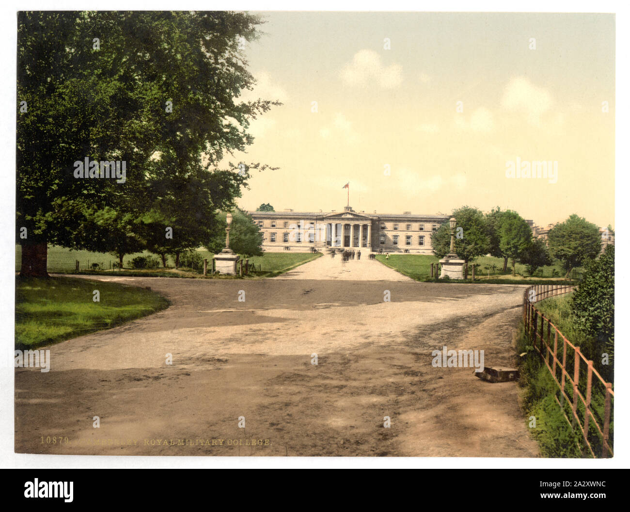 Collège militaire royal de Sandhurst, Camberley, Angleterre ; fait partie de : vues sur les îles Britanniques, dans l'Photochrom collection imprimée. ; Banque D'Images