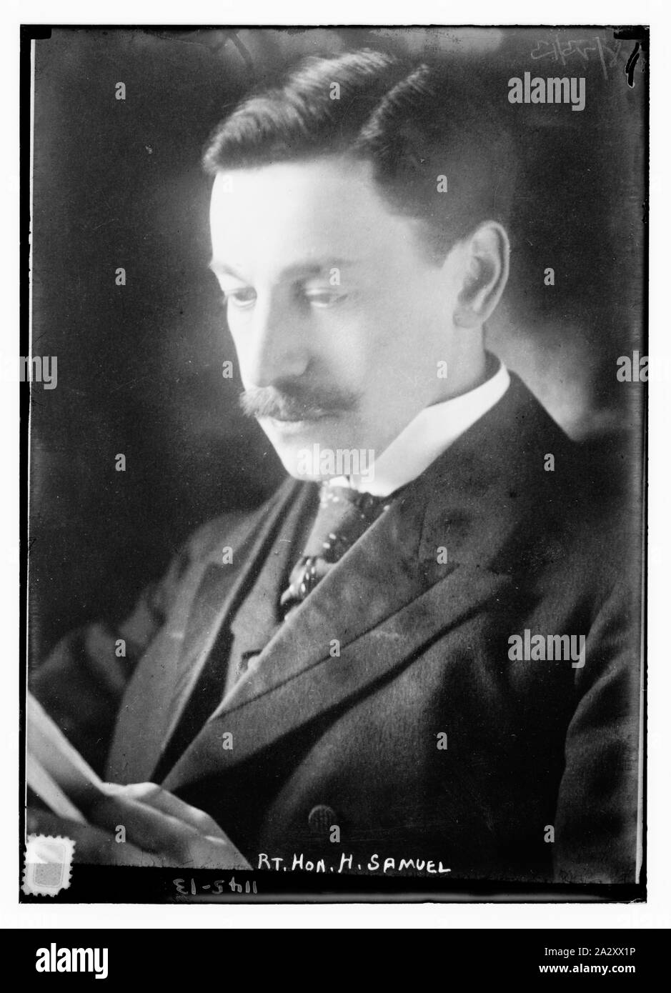 Rt. L'honorable H. Samuel Banque D'Images