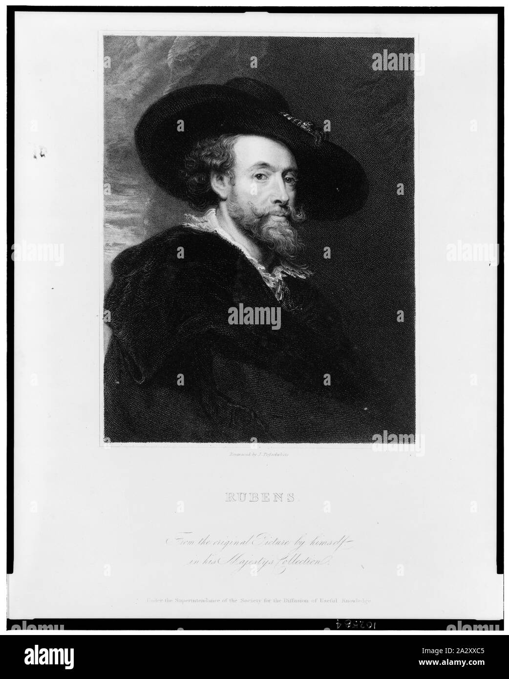 Rubens / gravée par J. Posselwhite. Banque D'Images Rubens / gravée par J. Posselwhite. Banque D'Images