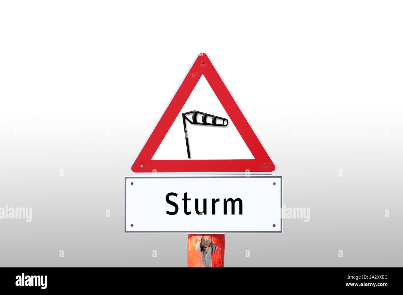 Bouclier avertir storm Banque D'Images