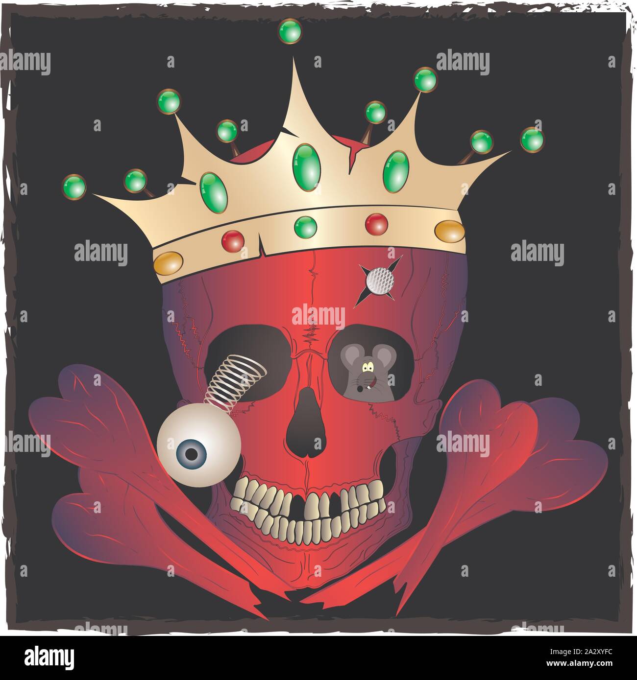 Tête de mort. vector illustration illustration pour t-shirt print. t-shirtart shirtdesign-t.. Illustration de Vecteur