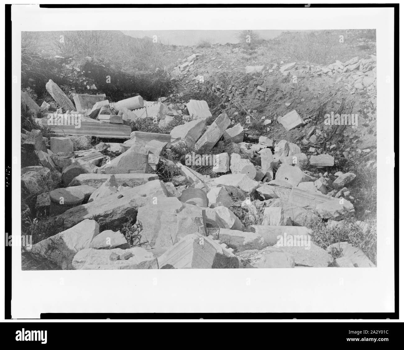 Ruines sur la masse à Ephèse Banque D'Images