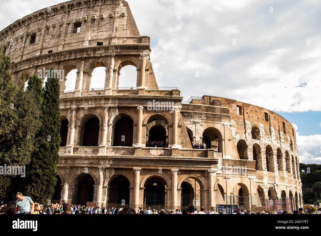 Coliseum, la grande beauté de Rome Banque D'Images