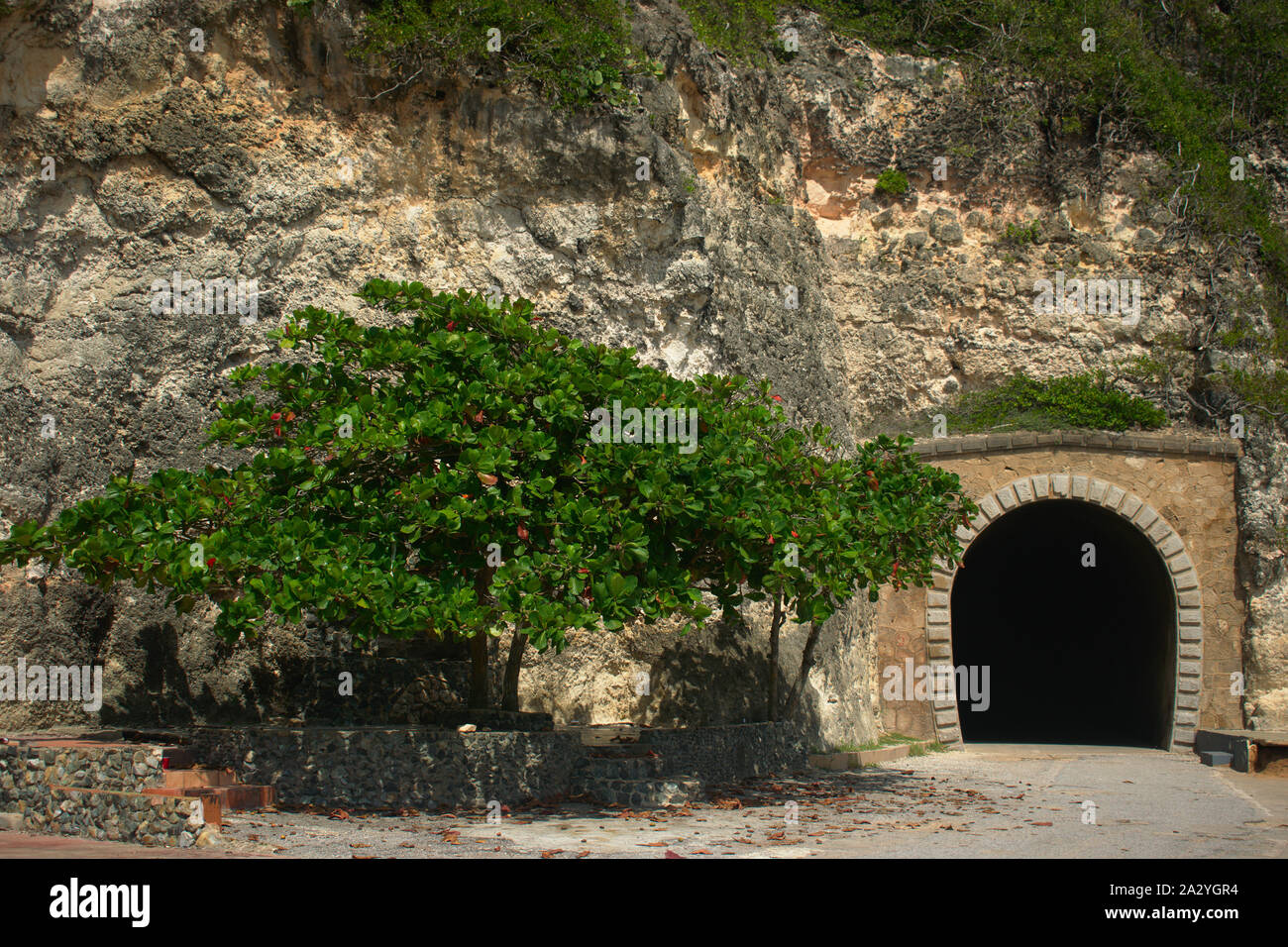 Guajataca Zone Tunel, Isabela, communication, USA Banque D'Images