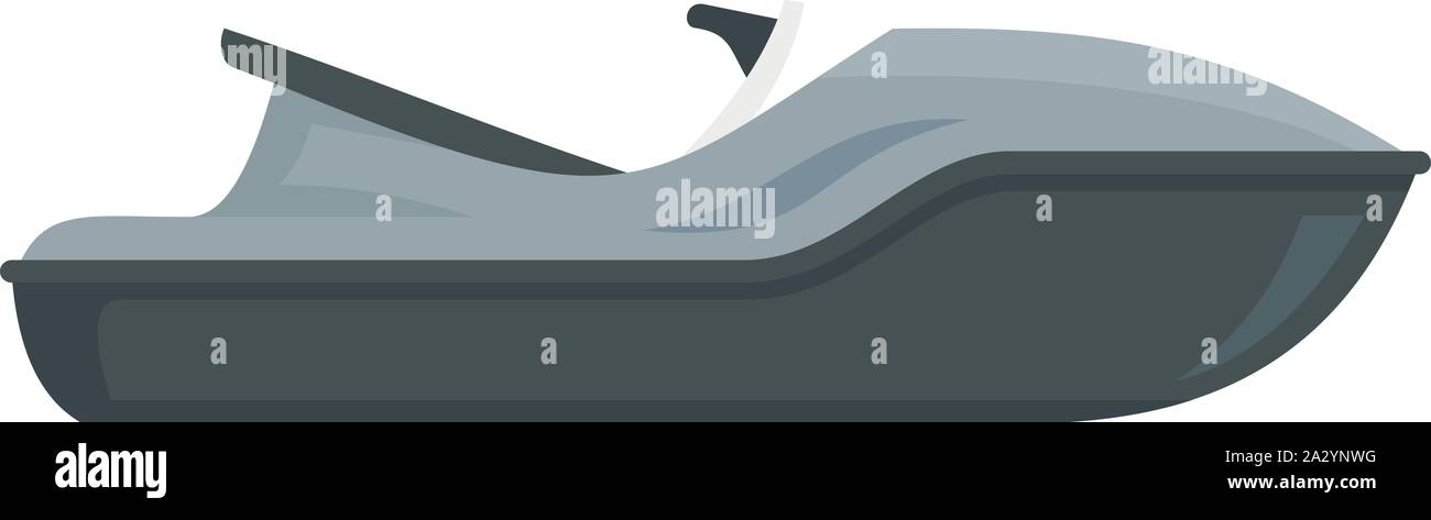 L'icône de jet ski sur la mer. Télévision illustration de jet ski mer icône vecteur pour la conception web Illustration de Vecteur