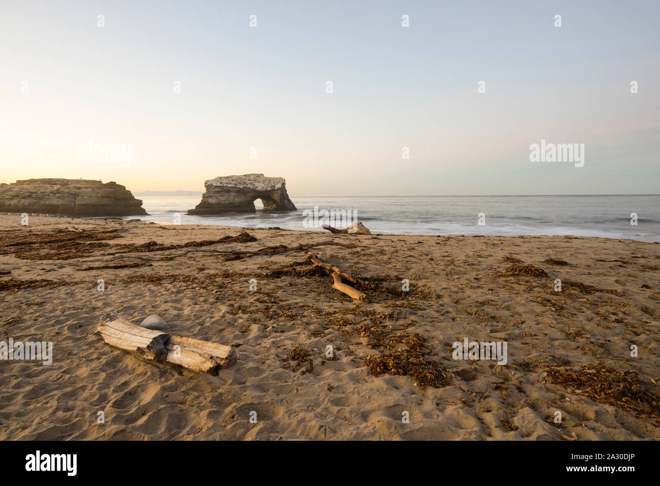 Natural Bridges State Beach. Santa Cruz, Californie, USA. Banque D'Images