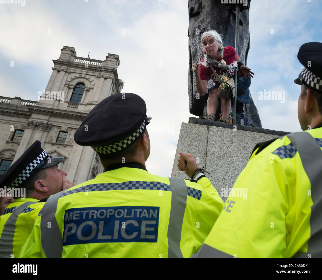 Le coup d'arrêt de protestation, Westminster, London, UK, 3 septembre 2019 Banque D'Images