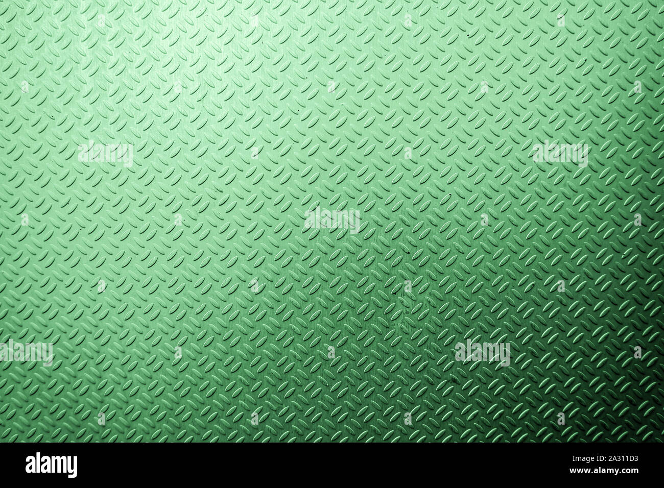 Checker plate green Banque D'Images