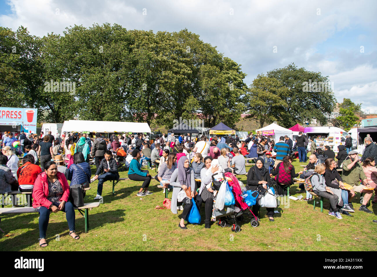 Mela festival, Leith Links Banque D'Images