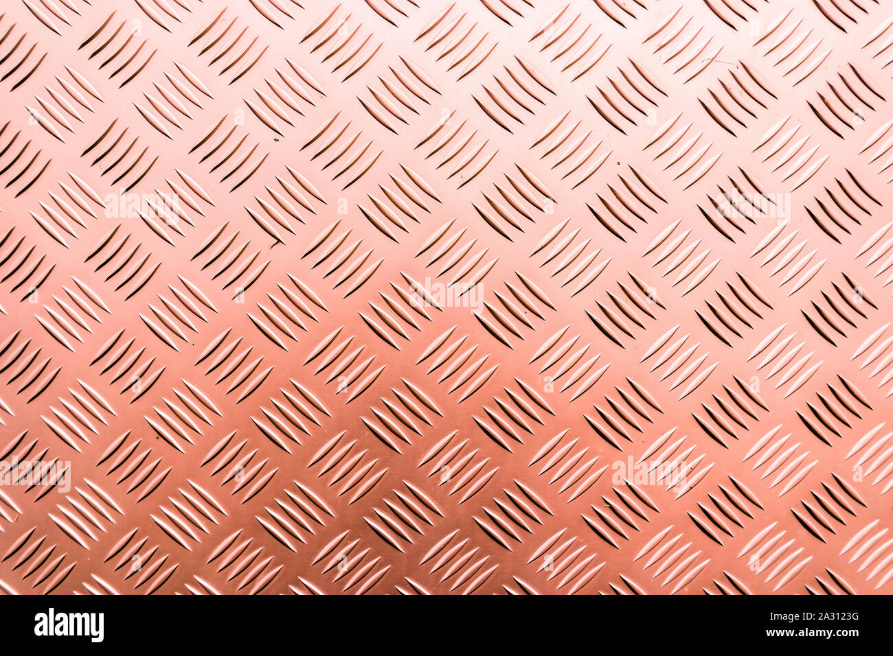 Checker plate texture rouge Banque D'Images