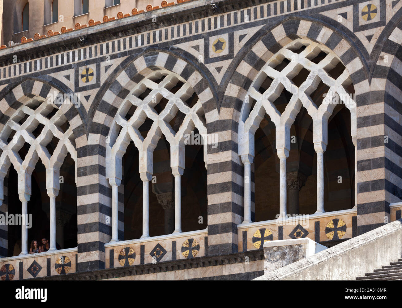 La Cathédrale d'Amalfi Banque D'Images