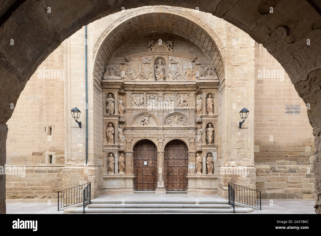 Eglise de Santo Tomas, Haro, la Rioja, Espagne Banque D'Images
