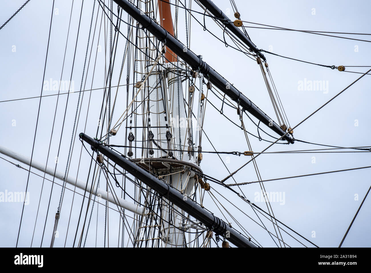 Londres, Royaume-Uni, le 28 juillet 2019. Cutty Sark est un navire britannique clipper. Construit sur la rivière Leven, Dunbarton, Ecosse en 1869 pour l'expédition Jock Willis Banque D'Images