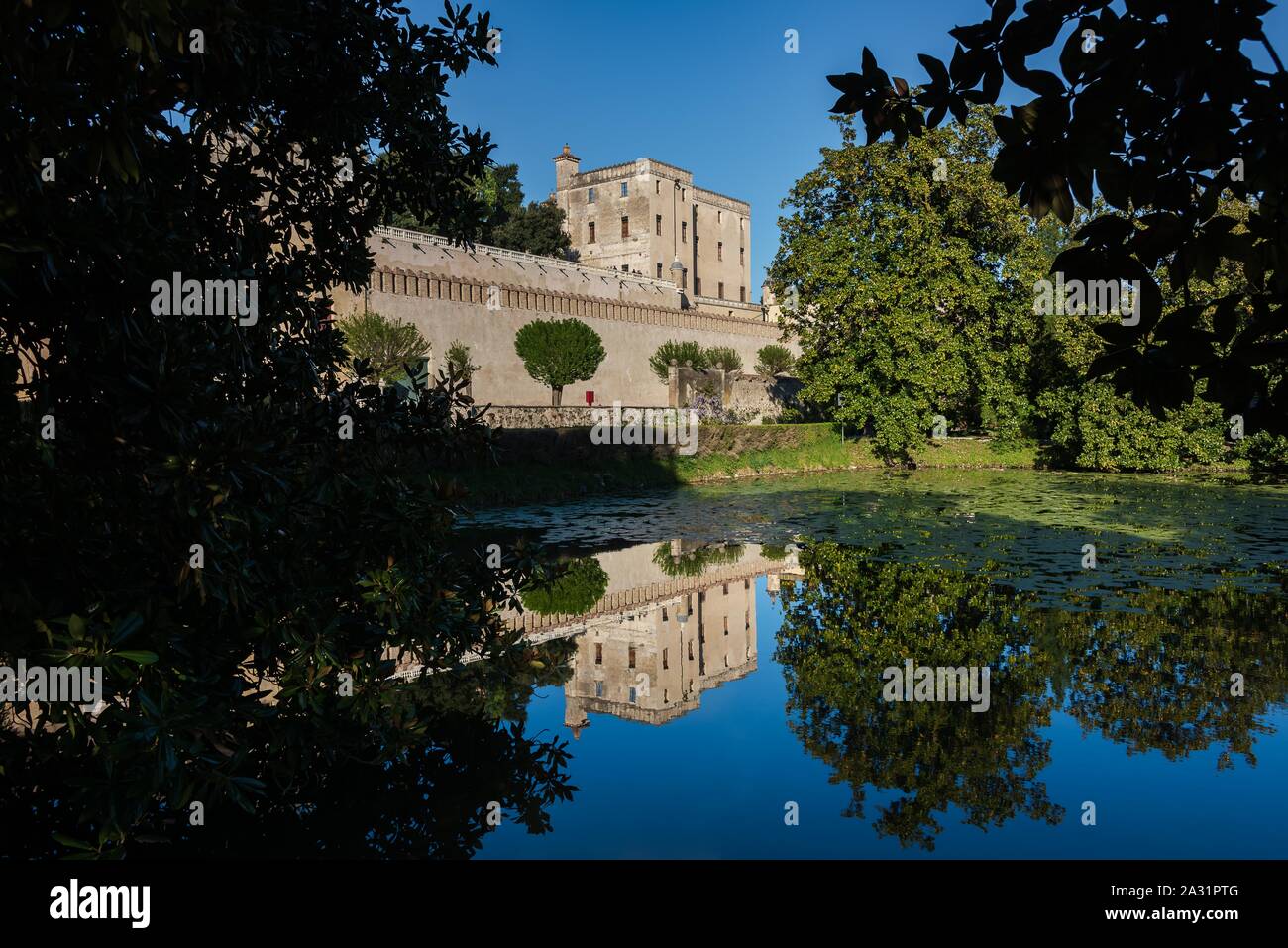 Castello del Catajo est un patricien palais rural près de la ville de Battaglia Terme, province de Padoue Banque D'Images