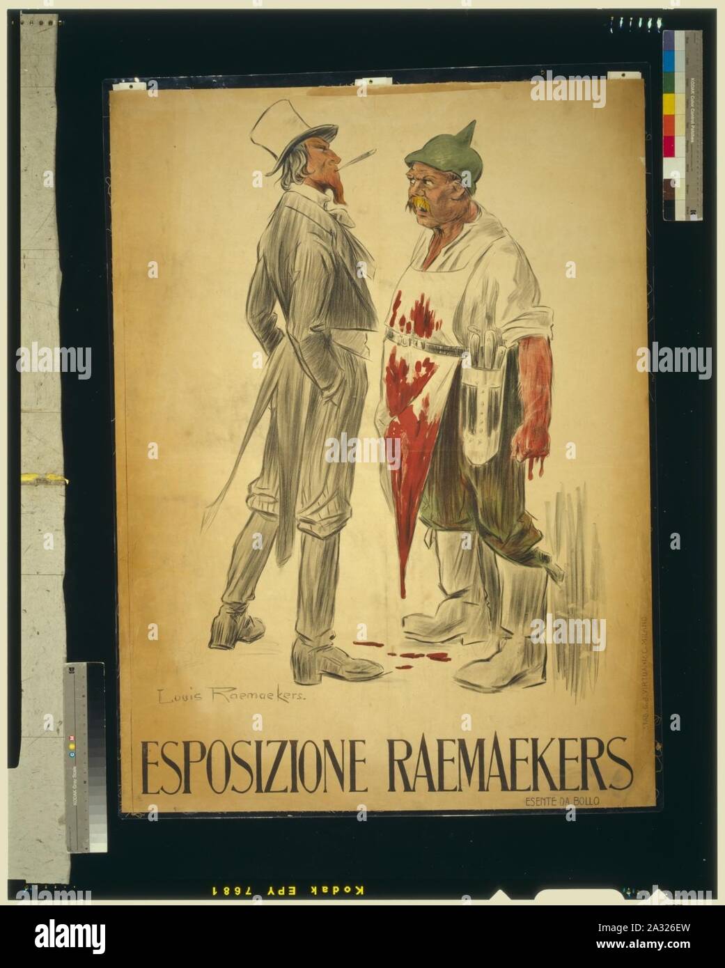 Esposizione Raemaekers - Louis Raemaekers. Banque D'Images