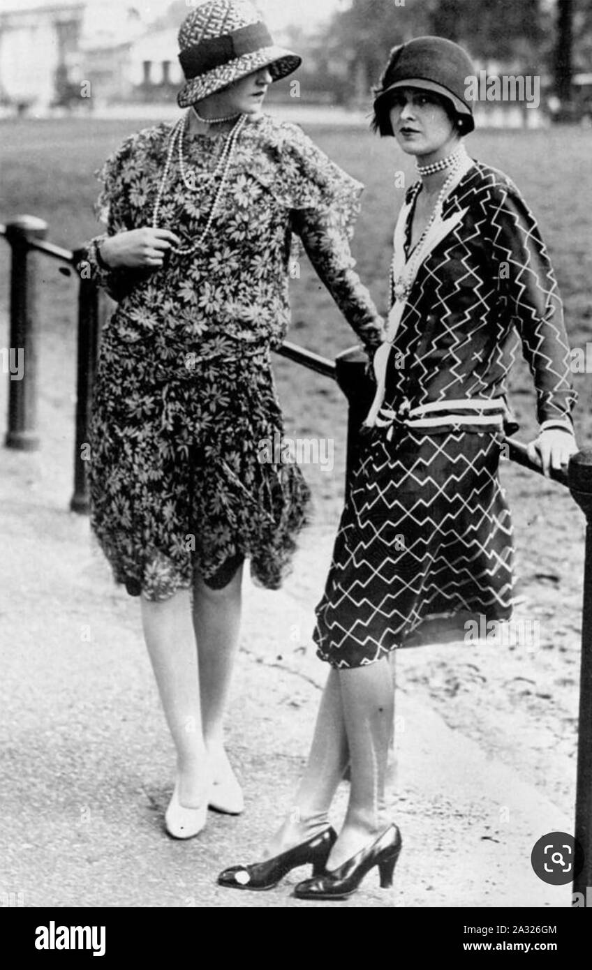 La vingtaine FASHIONS Banque D'Images